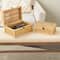 Brown Rattan Handmade Woven Storage Box with Curved Tops & Wrapped Edges, 2ct.